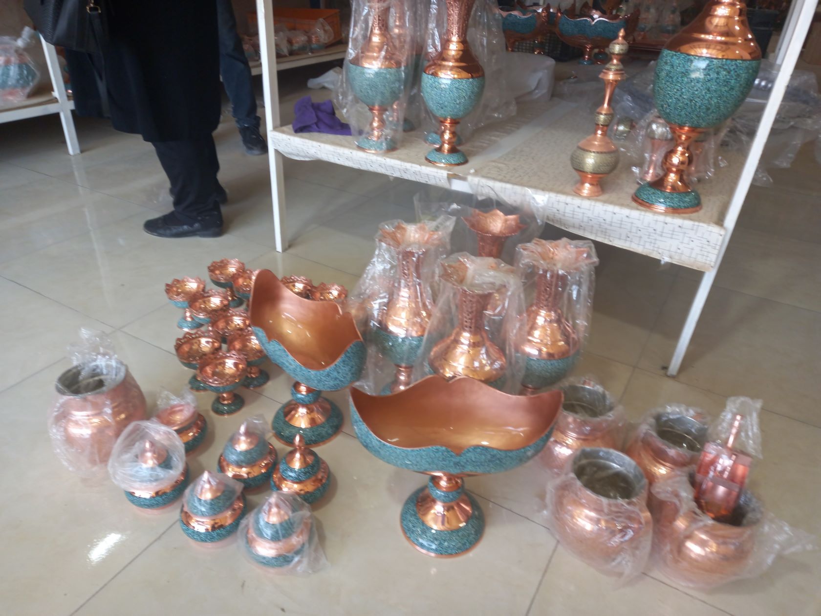 صنایع دستی فیروزه کاری
